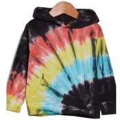 Wholesale - S-XL BOYS RAIBNOW TIE DYE FRENCH TERRY POPOVER HOODIE C/P 24